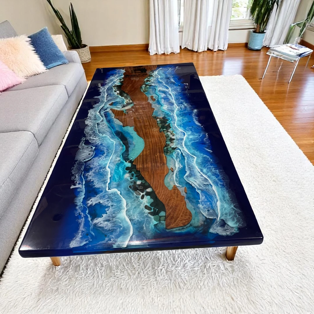 DIY Epoxy Table Tops for Unique Home Décor